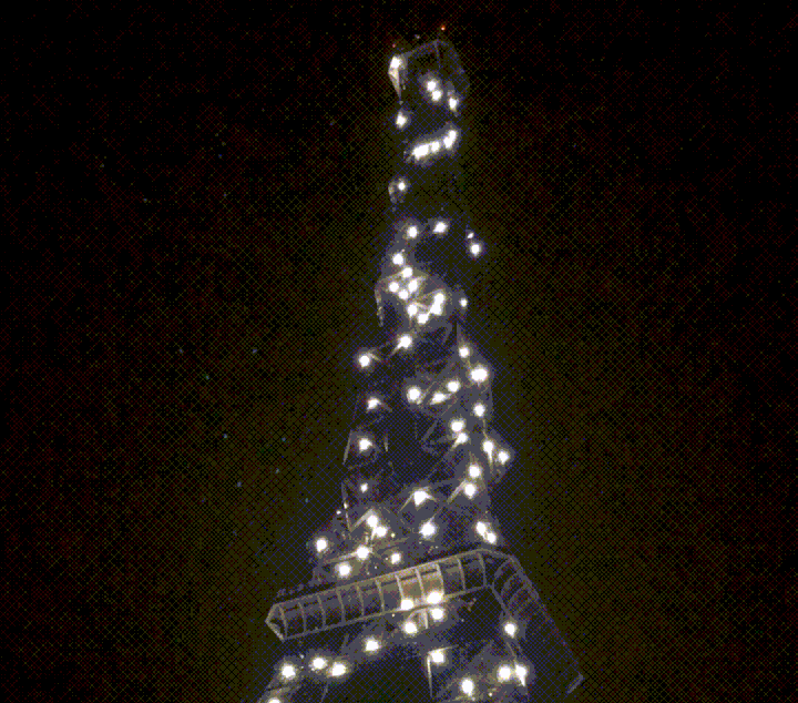 sparkling eiffel tower gif
